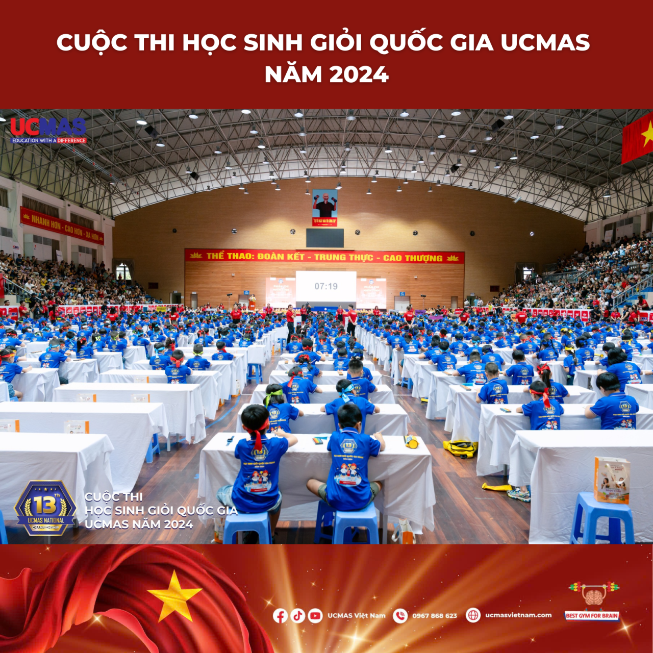 Cuộc thi Học sinh giỏi Quốc gia UCMAS 2024